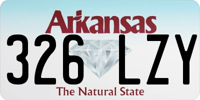 AR license plate 326LZY