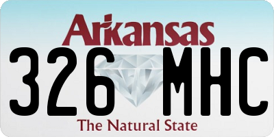 AR license plate 326MHC