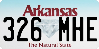 AR license plate 326MHE