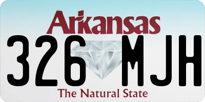 AR license plate 326MJH