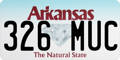 AR license plate 326MUC
