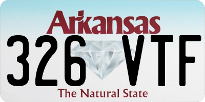 AR license plate 326VTF