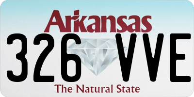 AR license plate 326VVE