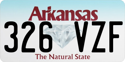AR license plate 326VZF