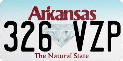 AR license plate 326VZP