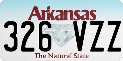 AR license plate 326VZZ
