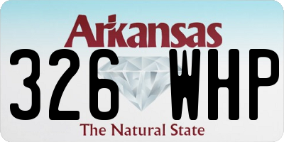 AR license plate 326WHP