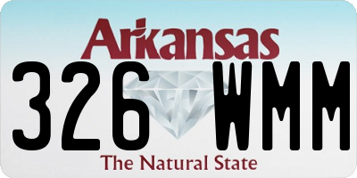 AR license plate 326WMM