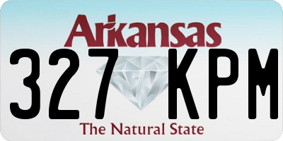 AR license plate 327KPM