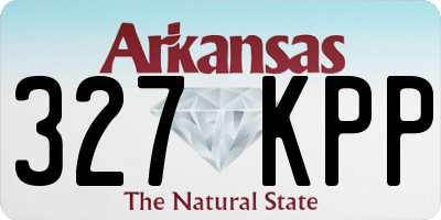 AR license plate 327KPP