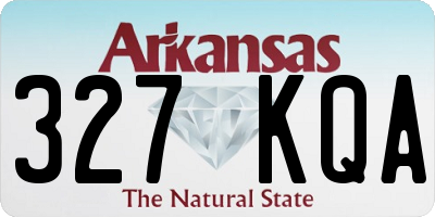 AR license plate 327KQA