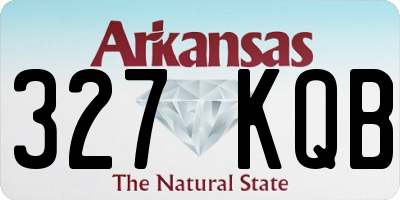 AR license plate 327KQB