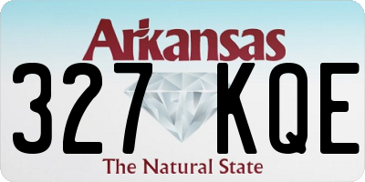 AR license plate 327KQE