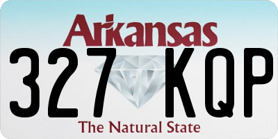 AR license plate 327KQP