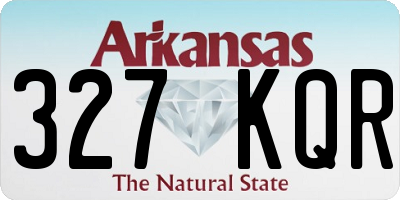AR license plate 327KQR