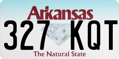 AR license plate 327KQT