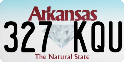 AR license plate 327KQU