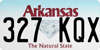 AR license plate 327KQX