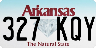 AR license plate 327KQY