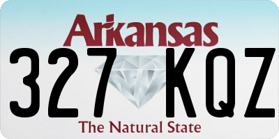 AR license plate 327KQZ