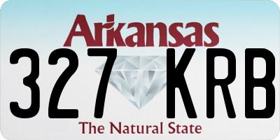 AR license plate 327KRB