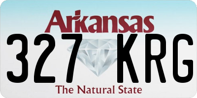 AR license plate 327KRG