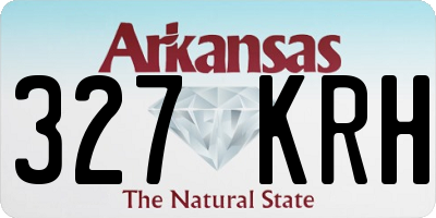 AR license plate 327KRH