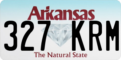 AR license plate 327KRM