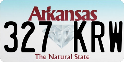 AR license plate 327KRW