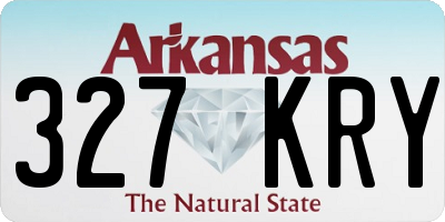 AR license plate 327KRY