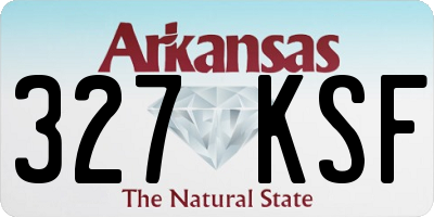 AR license plate 327KSF
