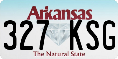 AR license plate 327KSG