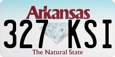 AR license plate 327KSI