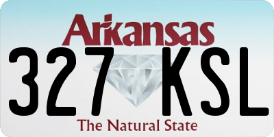 AR license plate 327KSL