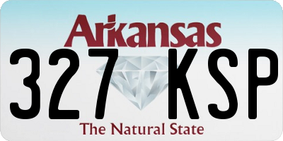 AR license plate 327KSP