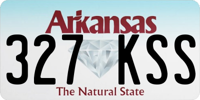 AR license plate 327KSS