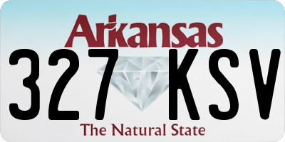 AR license plate 327KSV