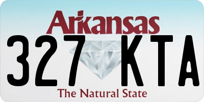 AR license plate 327KTA