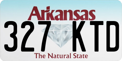 AR license plate 327KTD