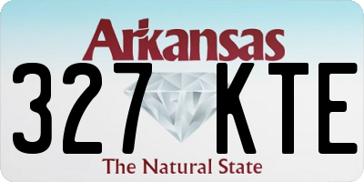AR license plate 327KTE