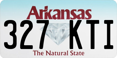 AR license plate 327KTI