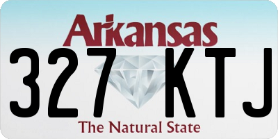 AR license plate 327KTJ