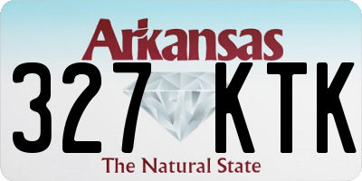 AR license plate 327KTK