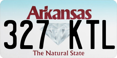 AR license plate 327KTL