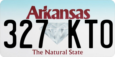 AR license plate 327KTO