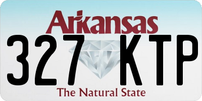 AR license plate 327KTP