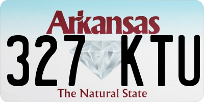 AR license plate 327KTU