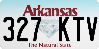 AR license plate 327KTV