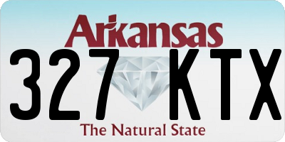 AR license plate 327KTX