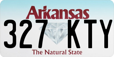 AR license plate 327KTY